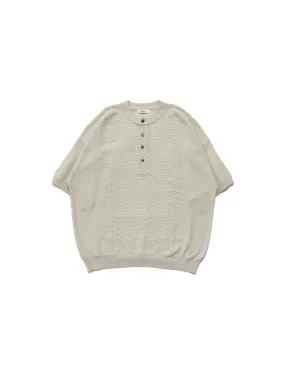 YSK-23SS-KN13 HARUKAZE HENLEY KNIT